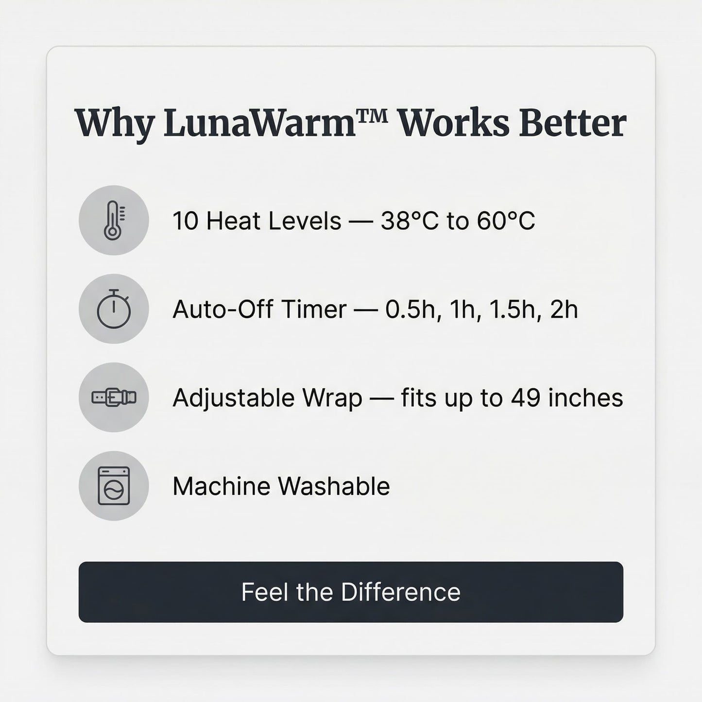 LunaWarm™ Heating Belt